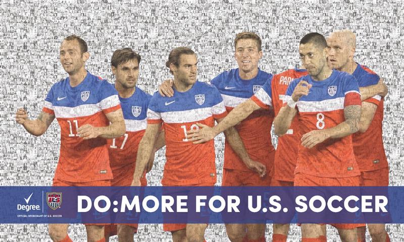 Degree Men US Soccer Fan Banner