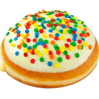Krispy Kreme Birthday Cake Batter Doughnut